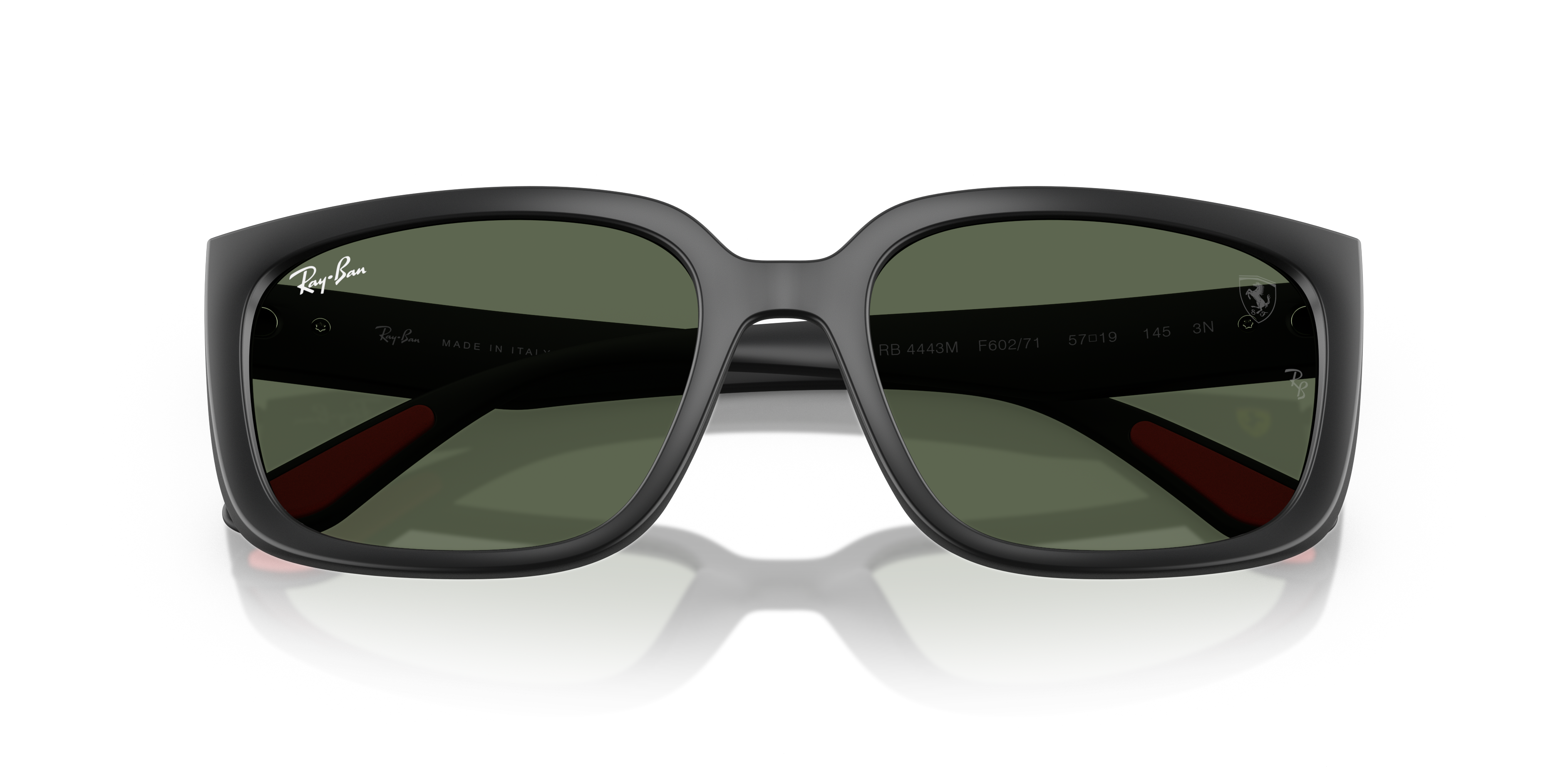 RB4443M SCUDERIA FERRARI COLLECTION Sunglasses in Black and Dark
