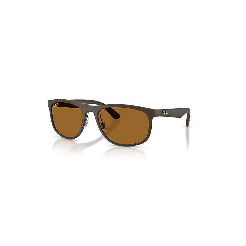 Ray-Ban Sunglasses   Polarized Lenses - Sand Brown Frame Brown Lenses Polarized 59-18, RB4468