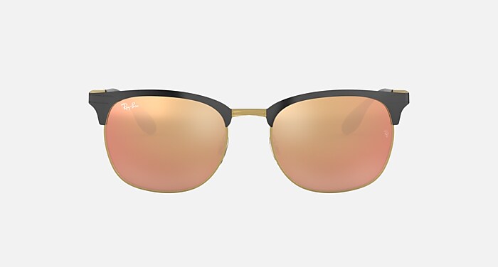 【美品】レイバン　サングラス　RB3538　187/2Y ミラーレンズ　金×黒 RB3538 Sunglasses in Black and Copper Mirror - RB3538 | Ray-Ban®
