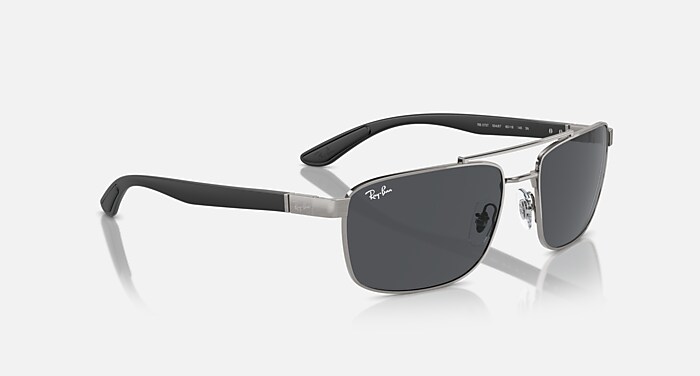 RB3737 Sunglasses in Gunmetal and Dark Grey - RB3737 | Ray