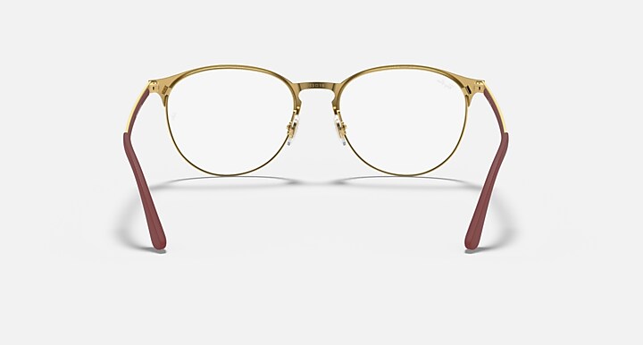 Ray-Ban Eyeglasses Unisex Rb6375 Optics Prescription - Black/rubber Black Frame Clear Lenses 55-18