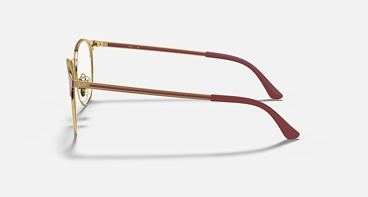 Ray-Ban Eyeglasses Unisex Rb6375 Optics Prescription - Black/rubber Black Frame Clear Lenses 55-18