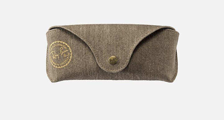 Ray-Ban undefined SPECIAL EDITION DENIM CASE Beige with Transparent undefined lens