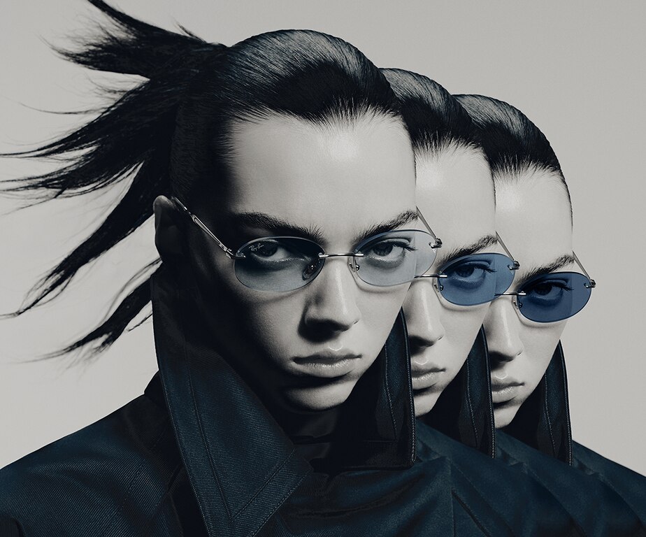 Ray-Ban 0RB3767 RB3767 TRANSITIONS ® COLOR TOUCH ™ LENSES 拋光 銀色 SUN_On model