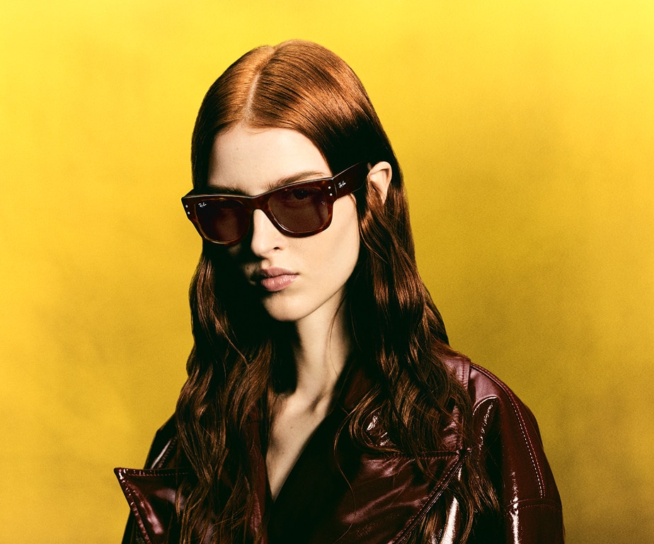 Ray-Ban Sunglasses Unisex Mega Wayfarer Summer Capsule - Havana Frame Brown Lenses 51-21