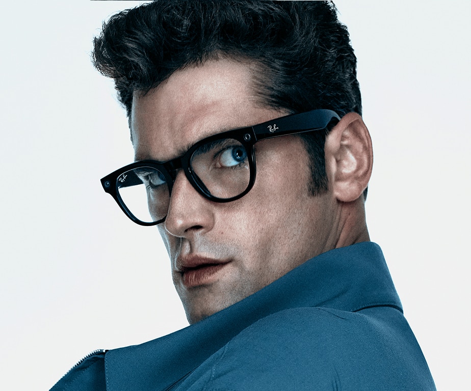 Ray-Ban 0RW7002 RAY-BAN META SCRIBER OPTICS - GEN 2 Shiny Black Electronics_On model