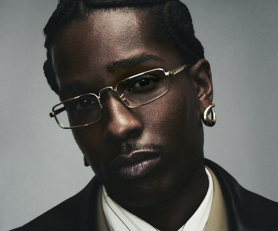 小物 Ray-Ban RB3927V OPTICS BY ASAP ROCKY RB3927V OPTICS BY A$AP ROCKY Eyeglasses with Black and Clear (54