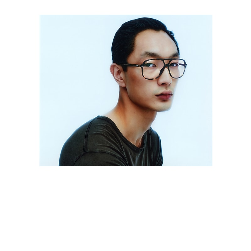 Ray - Ban Unisex Transparent Ray - Ban Rx5698 2012 Optical Frames Acetate Turtle Squared Normal - Image 6