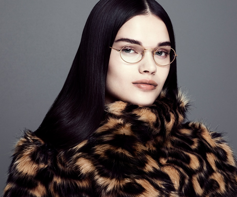 OVAL OPTICS Eyeglasses with Rose Gold and Clear (48-21) - RB3547V