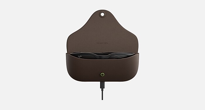 Ray-Ban META CHARGING CASE in Dark Brown - ARW0002AT | Ray-Ban® USA