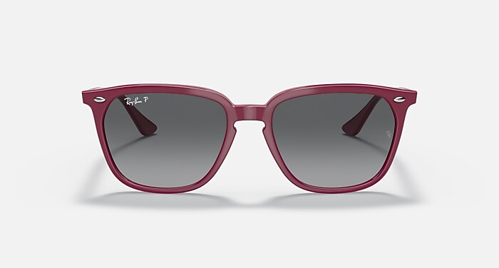 RB4362 Sunglasses in Bordeaux and Polarized Grey Gradient - RB4362