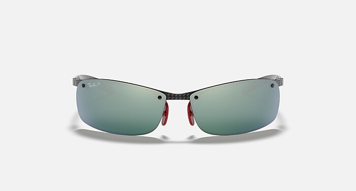 RB8305M SCUDERIA FERRARI COLLECTION Sunglasses in Black and Silver