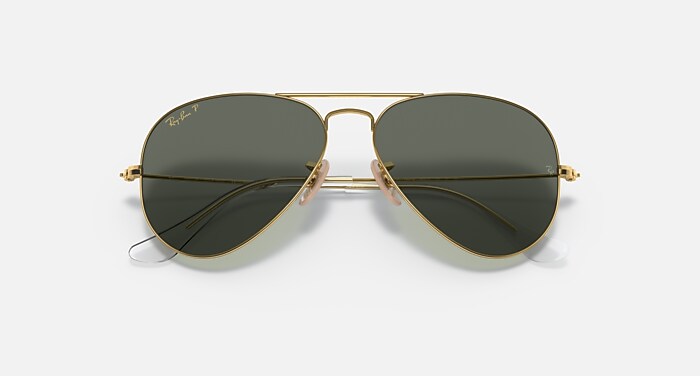 B*V様 Ray-Ban アビエーター サングラス ゴールド レイバン公式ストア】 Ray-Ban® AVIATOR SOLID GOLD サングラス