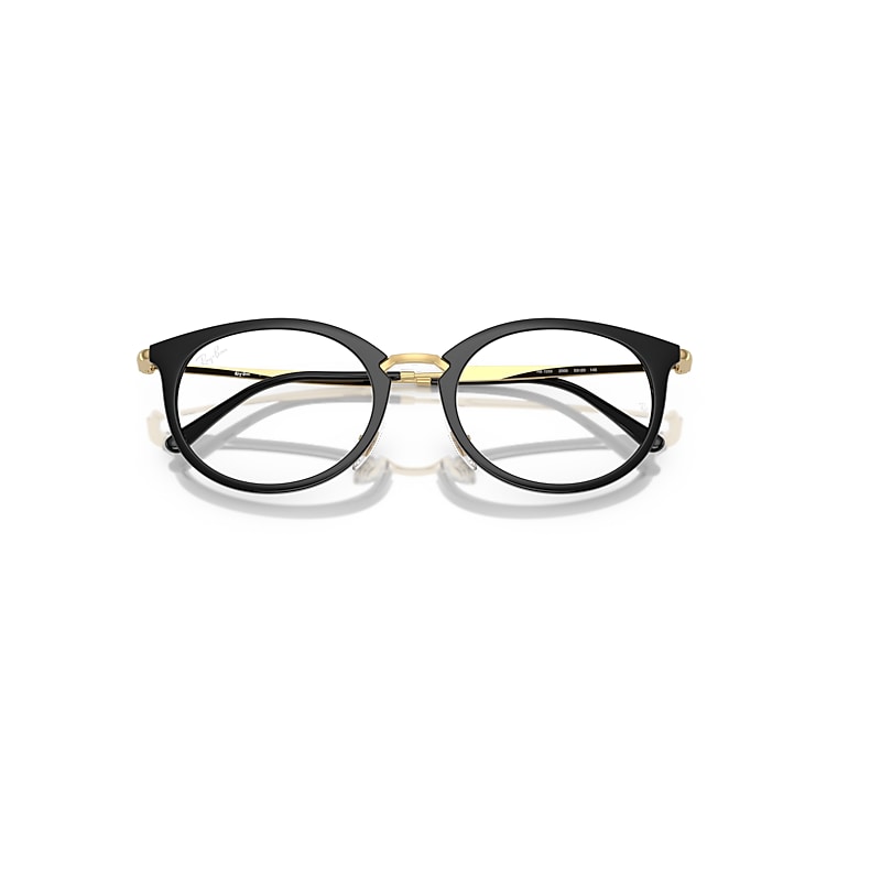 Ray-Ban Rb7255 Optics Eyeglasses Arista Gold Frame Clear Lenses Polarized 51-20