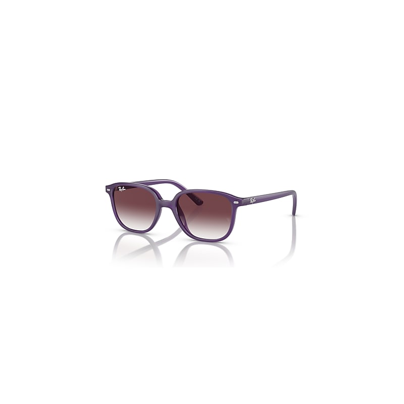 Ray-Ban Leonard Kids Sunglasses Opal Violet Frame Grey Lenses 45-16