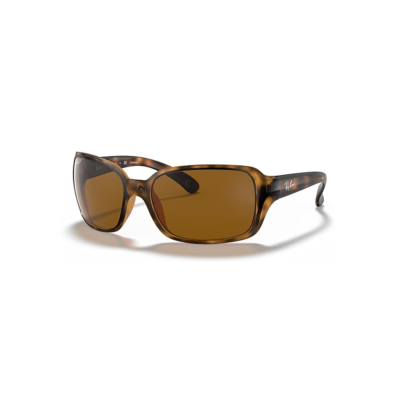 Ray-Ban Woman Sunglass RB4068 - Frame color: Havana, Lens color: Brown Polarized - Image 7