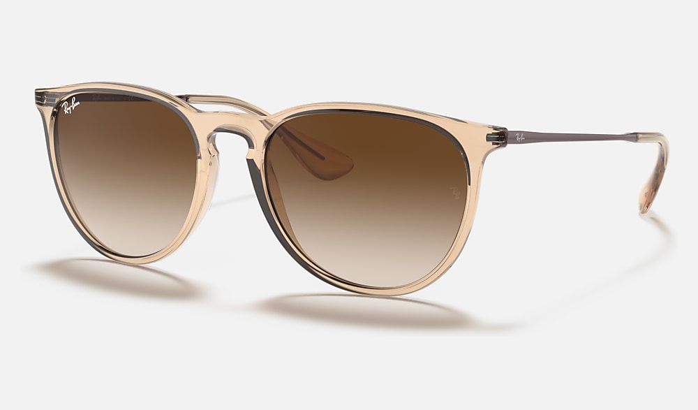 ERIKA COLOR MIX Sunglasses in Transparent Brown and Brown Gradient