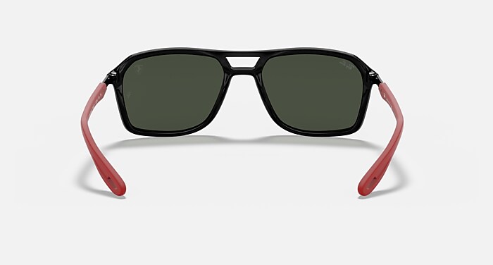 RB4329M SCUDERIA FERRARI COLLECTION Sunglasses in Black and Green