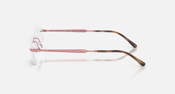 Ray-Ban レイバン RB3767v 50/18 リムレス keiju レイバン公式ストア】 Ray-Ban® RB3767V OPTICS メガネ | ピンク