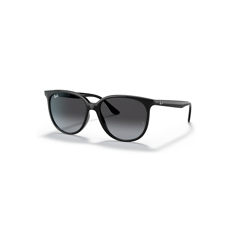 Ray-Ban RB4378, Black Sunglasses Grey Gradient lenses, Mojo Glasses - Image 9