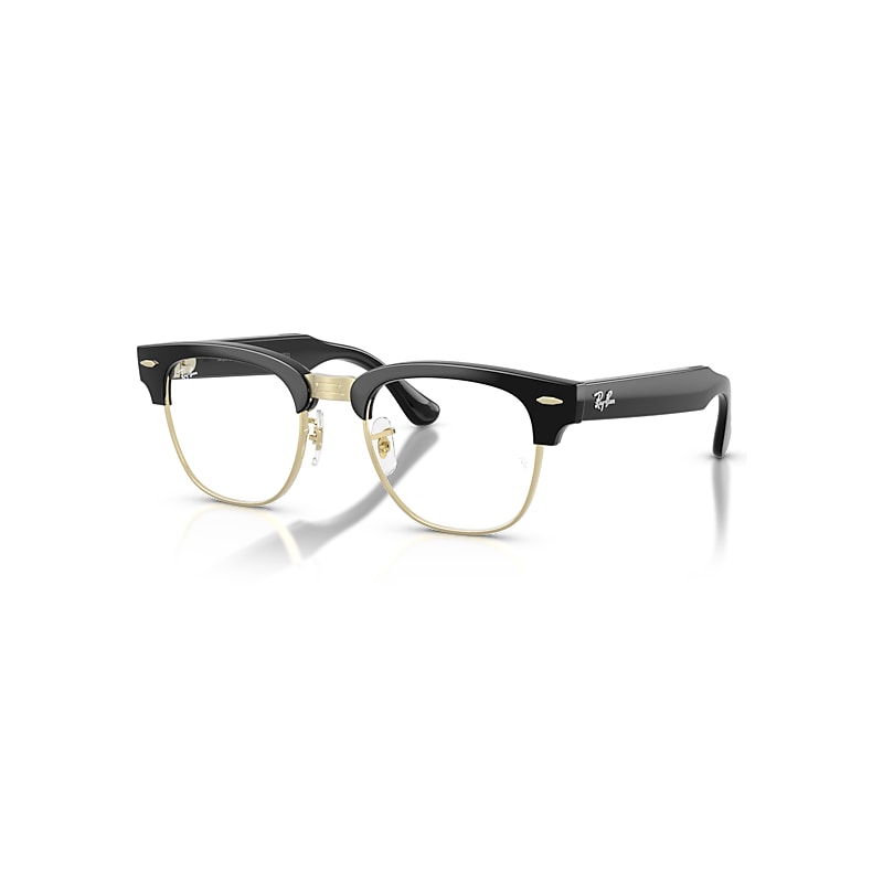 Ray-Ban Unisex  Ray-Ban Meta Audio Clubmaster - Couleur du Monture: Noir, Couleur de Lentille: Transparent/Vert Graphite