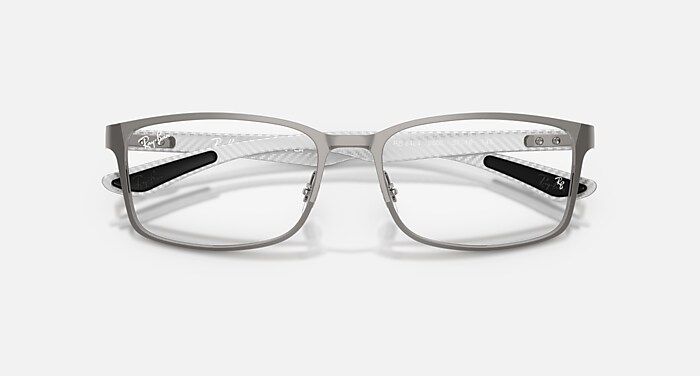 RB8424 OPTICS メガネ ガンメタル と クリア (57-18) - RB8424