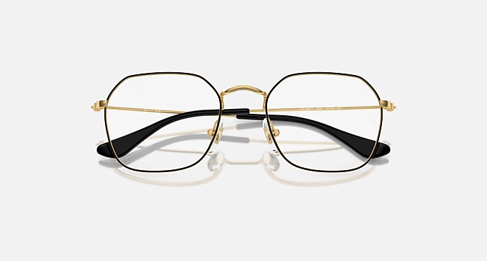 RB9594V OPTICS KIDS Eyeglasses with Black On Gold Frame - RY9594V