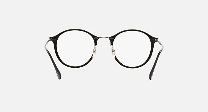 RB7073 OPTICS Polarized Eyeglasses with Black and Demo Lens (49-21