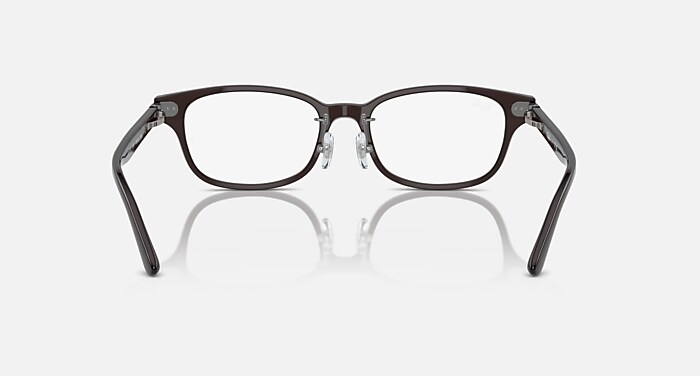 RB5427D OPTICS メガネ トランスペアレントブラウン と クリア (53-18