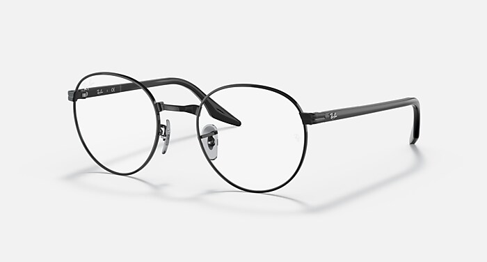 RB3691 OPTICS Polarized Eyeglasses with Black and Clear (50-21