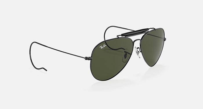 レイバン公式ストア】 Ray-Ban® OUTDOORSMAN サングラス | ブラック X 