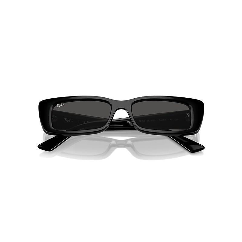 Ray-Ban Teru Bio-based Sunglasses Black Frame Grey Lenses 54-17