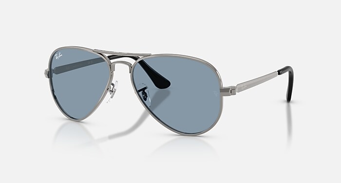 AVIATOR MAX SUMMER CAPSULE Sunglasses in Gunmetal and Blue (58-16