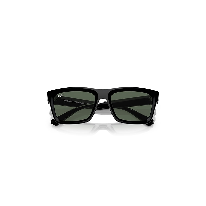 WARREN BIO-BASED Sunglasses in Black and Dark Green (54-20