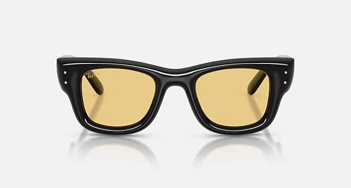 WAYFARER PUFFER Sunglasses in Black and Yellow - RB4940 | Ray-Ban® ROW