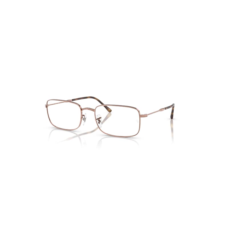 Ray-Ban Eyeglasses   Optics - Copper Frame Clear Lenses Polarized 54-20, RB3746V