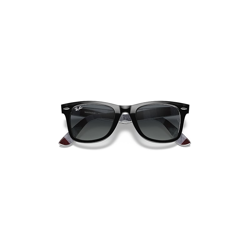 Ray-Ban Original Wayfarer Color Mix Sunglasses Black Frame Grey Lenses 54-18
