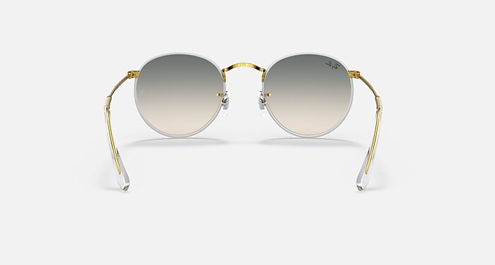ROUND METAL FULL COLOR LEGEND Sunglasses in Grey and Light Grey