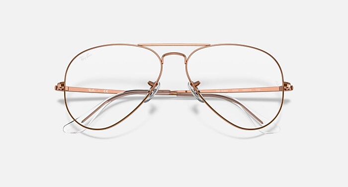 AVIATOR OPTICS Eyeglasses with Rose Gold Frame - RB6489 | Ray-Ban® US