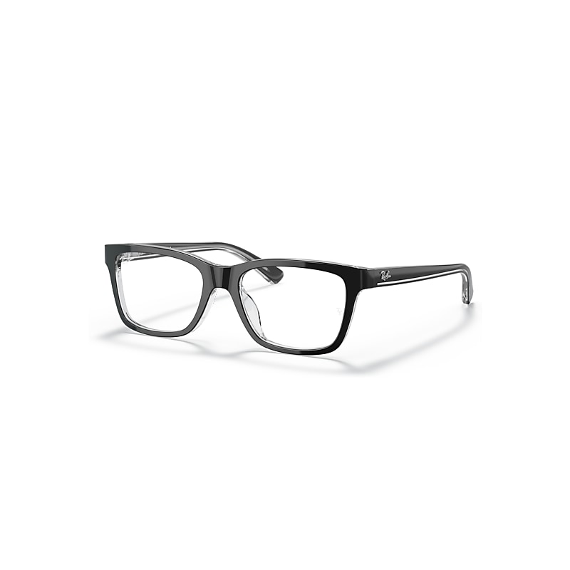 Ray-Ban Eyeglasses Kids  Optics Kids - Black Frame Clear Lenses Polarized 48-16, RB1536