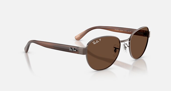 【希少】Ray-Ban レイバン　ブラウン系　サングラス　チタン　美品　スポーツ レイバン公式ストア】 Ray-Ban® RB3766 POLARIZED+ LENSES サングラス