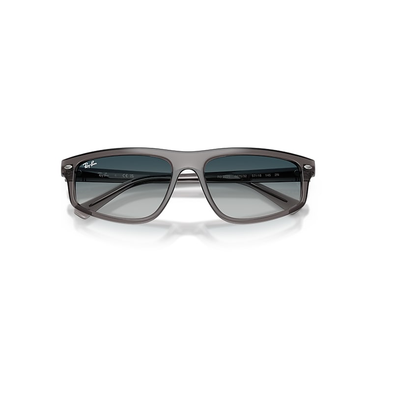 Ray-Ban Rb2225 Sunglasses Opal Light Grey Frame Grey Lenses 59-18