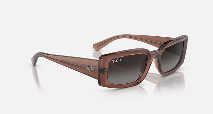 KILIANE BIO-BASED Sunglasses in Transparent Brown and Grey