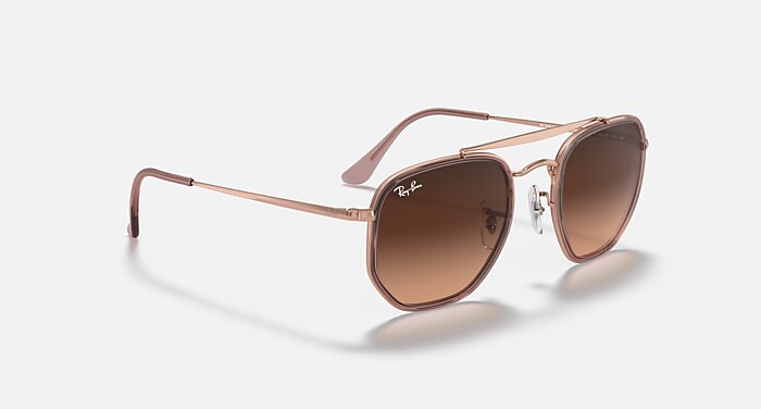 MARSHAL II Sunglasses in Copper and Pink/Brown Gradient (52-23