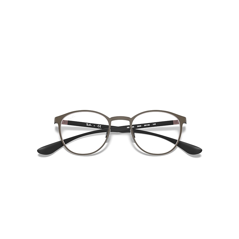 Ray-Ban Rb6355 Optics Eyeglasses Gunmetal Frame Clear Lenses Polarized 52-20