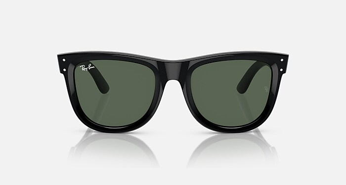 WAYFARER REVERSE サングラス ブラック と ダークグリーン (53-20