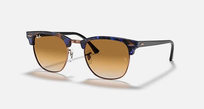 CLUBMASTER CLASSIC Sunglasses in Tortoise On Gold and G-15 Green