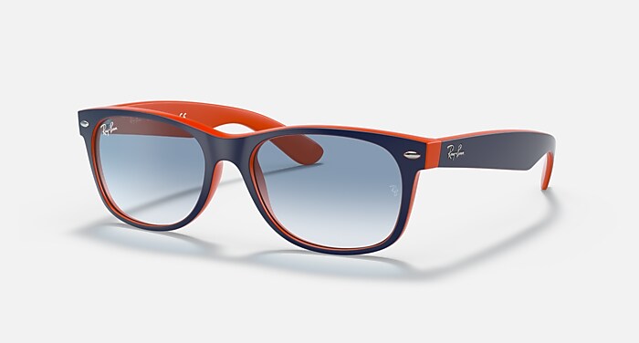 Óculos de Sol NEW WAYFARER COLOR MIX em Azul sobre laranja e Azul