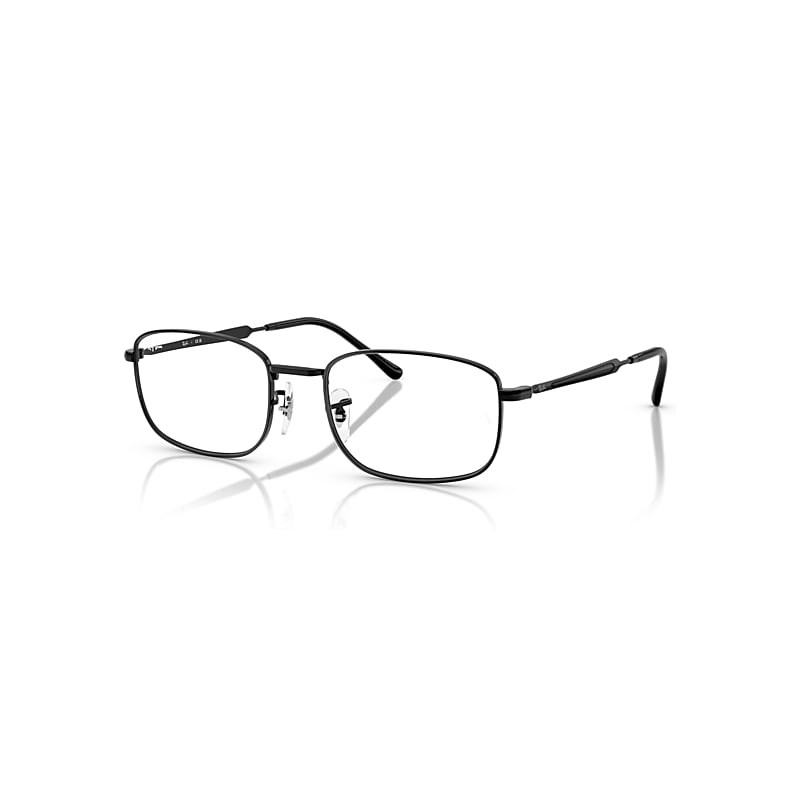 Ray-Ban Eyeglasses Unisex Rb6533 Optics - Black Frame Clear Lenses Polarized 52-19
