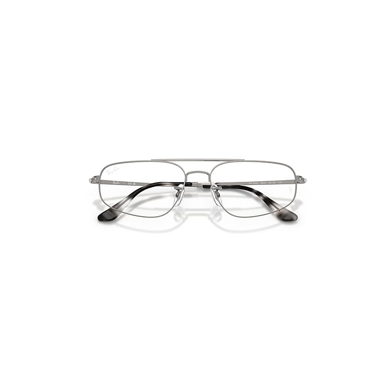 Ray-Ban Rb6550 Optics Optical Gunmetal Frame Clear Lenses Polarized 54-16